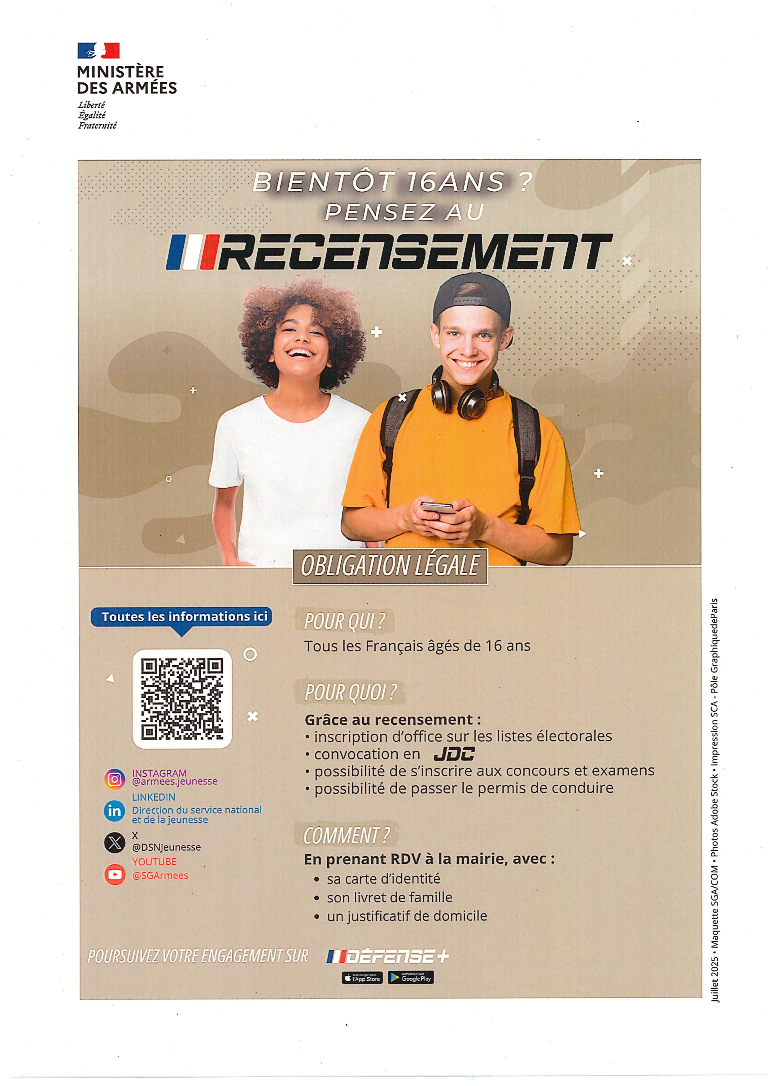 Recensement 2026